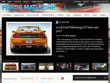 Tablet Screenshot of fordsmagazine.com